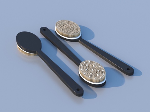  刷子 毛刷 洗浴用品3d模型 