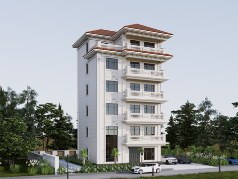 欧式别墅su模型su模型