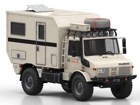  汽车 越野汽车 旅行汽车 奔驰越野卡车 越野车 露营车 房车3d模型 