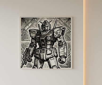 现代卡通挂画su模型