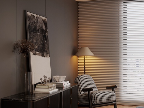  现代边柜 装饰柜3d模型 