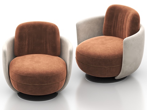  单人沙发 布艺沙发 休闲沙发 沙发椅 扶手椅 扶手沙发3d模型 