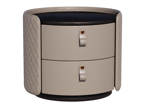  现代床头柜装饰柜角几边几su模型 