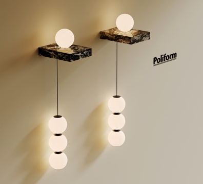  现代壁灯 装饰灯3d模型 