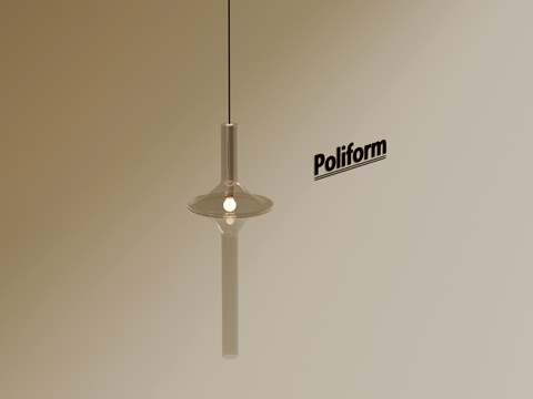 现代吊灯 玻璃小吊灯su模型