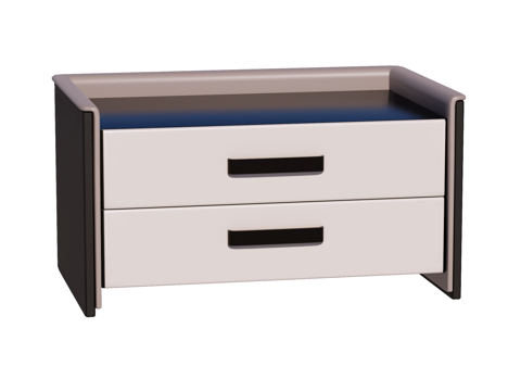 现代床头柜装饰柜角几边几su模型