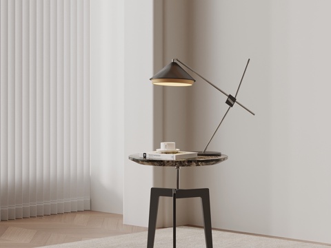 现代边几 圆几su模型