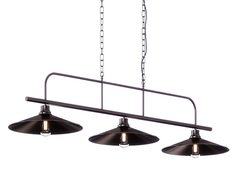  现代极简金属装饰吊灯3d模型 