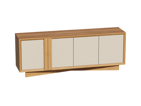  现代电视柜装饰柜su模型 