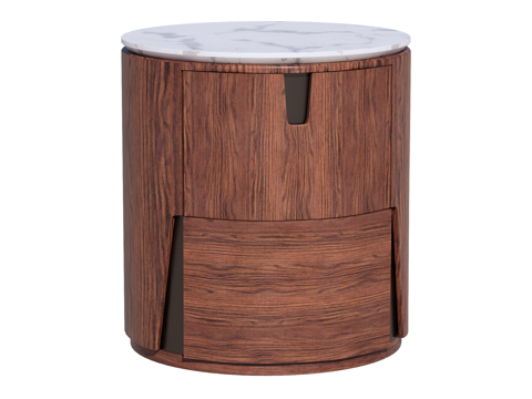  现代床头柜装饰柜角几边几su模型 