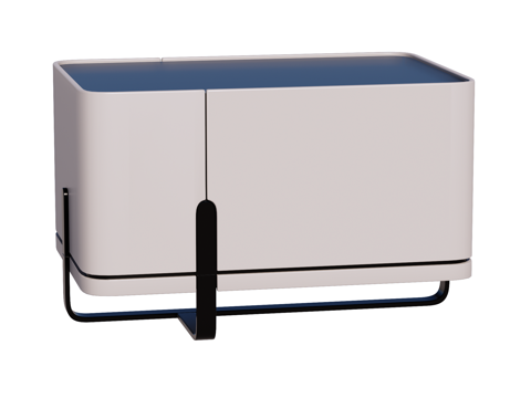 现代床头柜装饰柜角几边几su模型