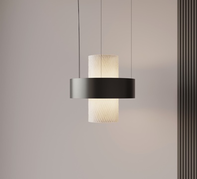 现代意式吊灯 小吊灯su模型