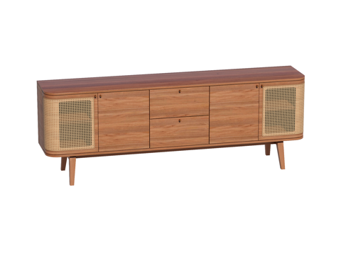  中古电视柜装饰柜su模型 