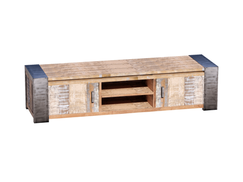  复古电视柜装饰柜su模型 