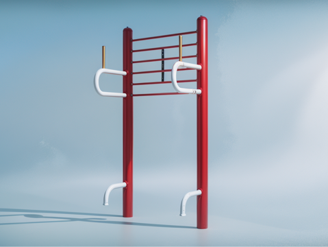 健身器材su模型