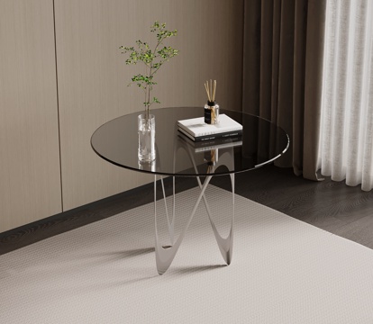 现代意式边几 角几圆几su模型