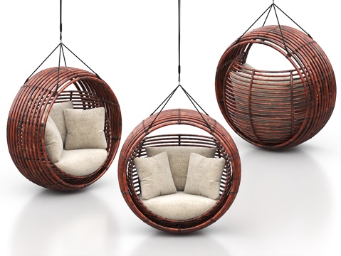  吊椅 吊床 户外椅 休闲椅 睡椅 折叠床 露营床3d模型 