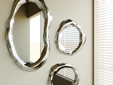  现代镜子3d模型 