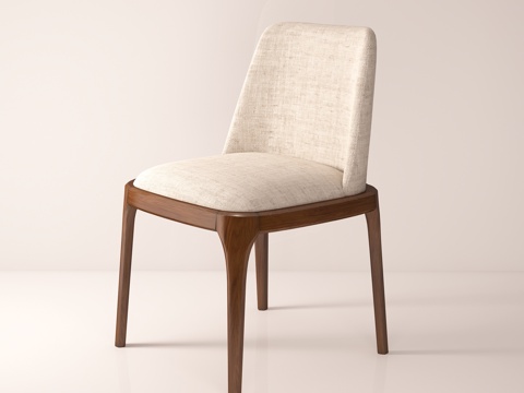  现代餐椅3d模型 