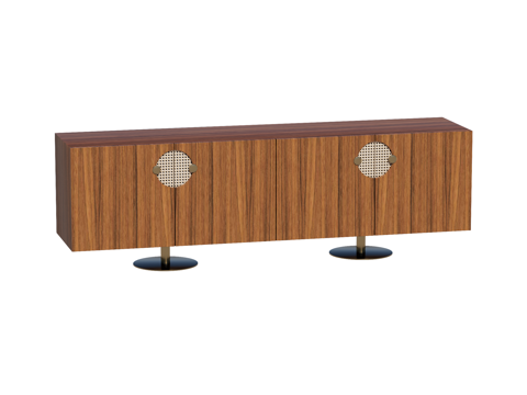  现代电视柜装饰柜su模型 