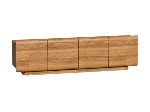  现代电视柜装饰柜su模型 