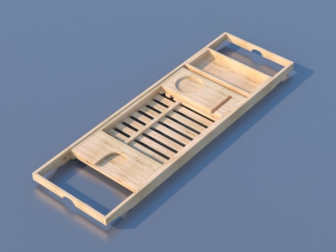  托盘 生活用品 工艺摆件 艺术品3d模型 