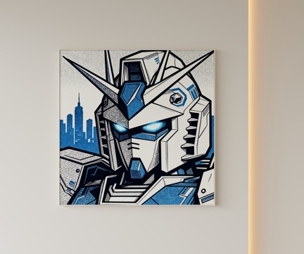  现代卡通挂画3d模型 