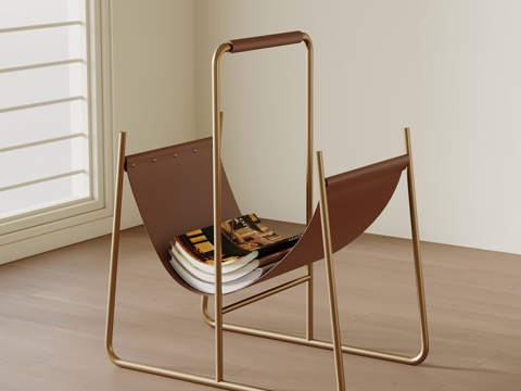 现代置物架 书架su模型