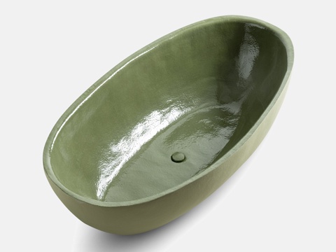  石材浴缸3d模型 