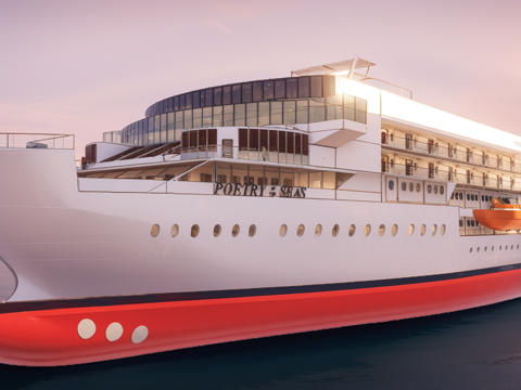 豪华游轮su模型