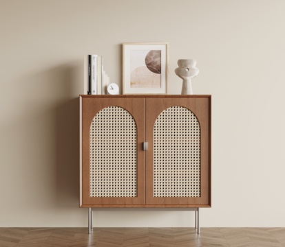  中古风玄关柜 边柜3d模型 