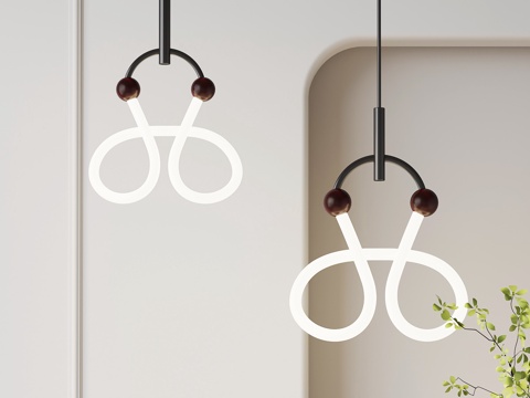 现代意式吊灯su模型