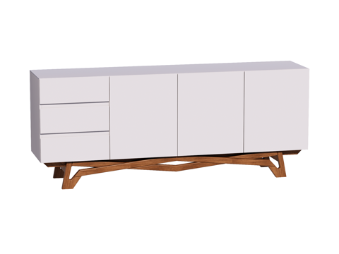  现代电视柜装饰柜su模型 