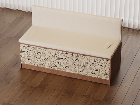 现代中古风多人沙发 休闲沙发su模型