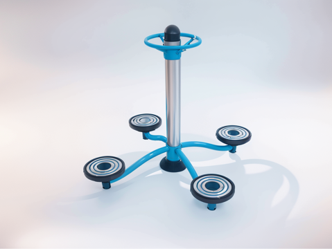 健身器材su模型