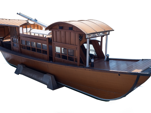 船屋船舫su模型