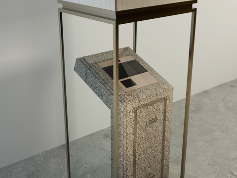  小区入口门禁3d模型 