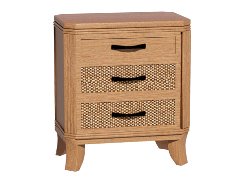  中古床头柜装饰柜角几边几su模型 