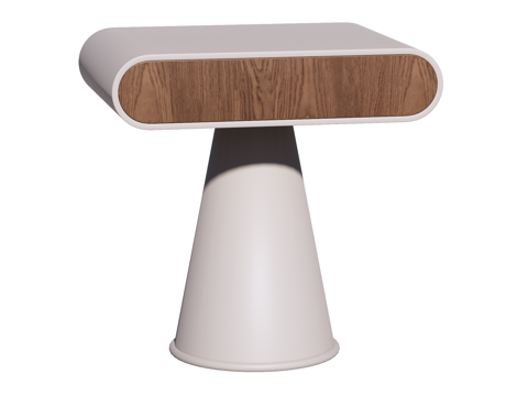 现代床头柜装饰柜角几边几su模型