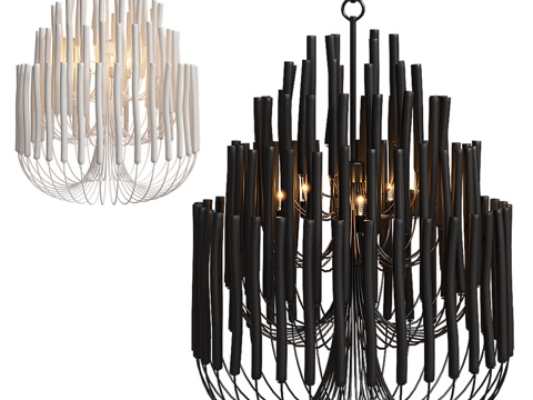  现代装饰吊灯3d模型 