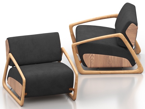  休闲椅 扶手椅 单椅 户外椅 扶手沙发 休闲沙发 户外沙发3d模型 