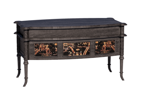  复古电视柜装饰柜su模型 