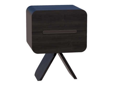 现代床头柜装饰柜角几边几su模型