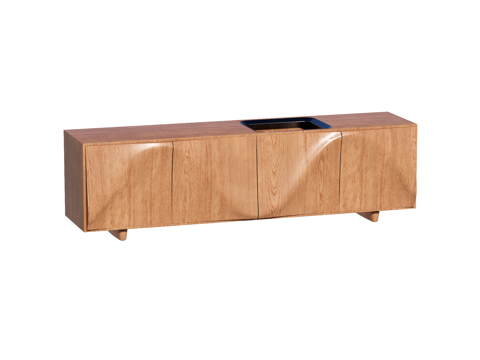  现代电视柜su模型 