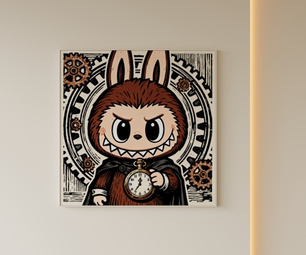  现代卡通挂画3d模型 