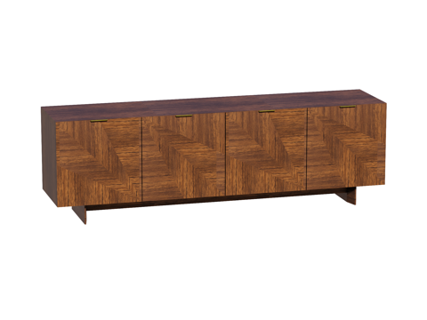  中古电视柜装饰柜su模型 