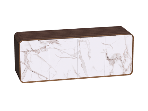  现代电视柜装饰柜su模型 