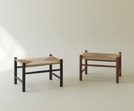 法式中古矮凳 沙发凳su模型su模型