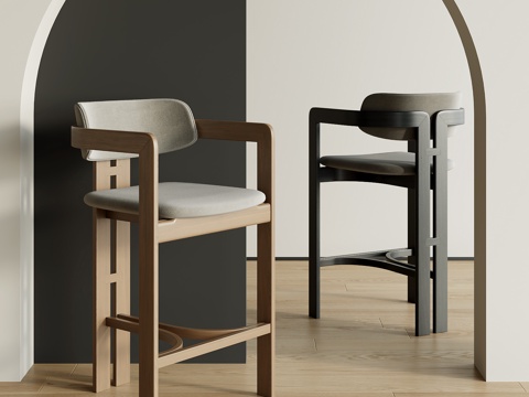  现代单椅3d模型 