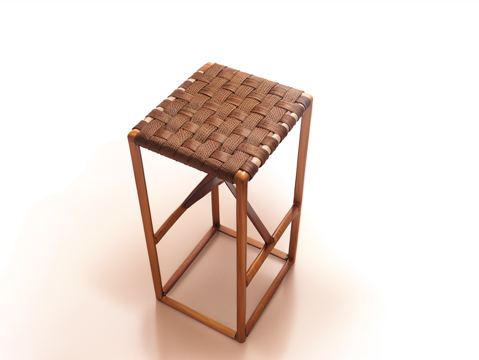 吧台椅吧凳su模型